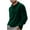 AA-Army Green, variant on BiZtdJrK Velvet Long Sleeve Tops Mens Mock Neck Sweaters Solid Color Casual Business Velour Muscle Shirt for Wedding Party, Army Green, XL
