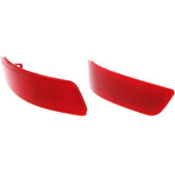 For Lexus ES 350/GS 350 2013 2014 2015 Rear Reflector Lamp Pair Driver and Passenger Side LED CAPA Certified LX1184101, LX1185101 | 81920-30040 81910-30040