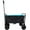 Black+Blue, variant on ACE-GARDEN,1-YEAR-WARRANTY,30.31"x15.16"x36.22",Mini Folding Wagon Garden Shopping Beach Cart,Outdoor Camping Cart with Universal Wheels(Black+Blue)