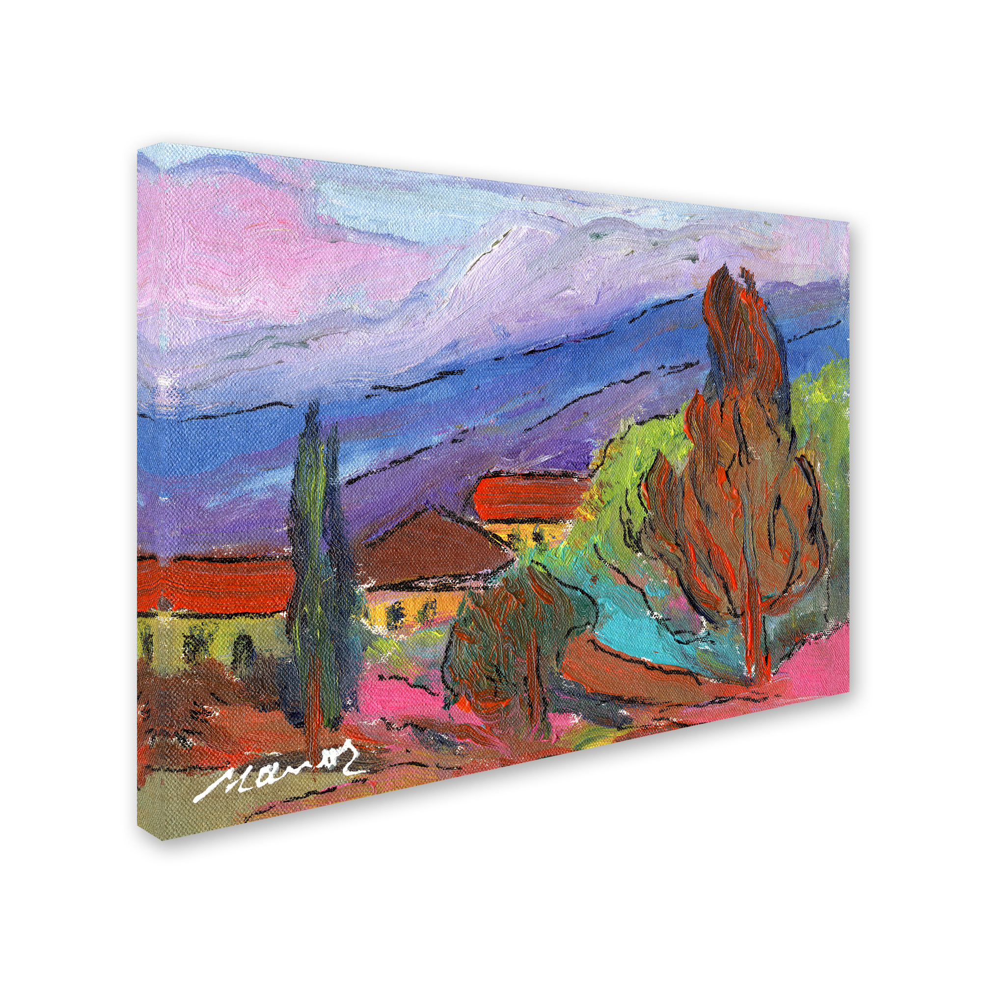 Trademark Fine Art "Summer Blush" Canvas Art by Manor Shadian