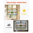 thumbnail image 4 of VEVOR Stained Glass Tiffany Style Hanging Window Panel with Chain 32 x 17 Inches, 4 of 9