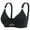 Black, variant on Women's Lace B Cup Back Buckle Adjustable Straps Breathable Comfortable Wirefree Bra for Daily Wear 36-42B Multi Colors Limited Offer