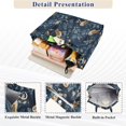 thumbnail image 3 of FORMRS Womens Corduroy Tote Bag Crossbody Shoulder Purse Handbag with Detachable Strap, Blue Cartoon Owl Pattern, 3 of 7