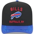 thumbnail image 2 of Youth New Era  Black/Royal Buffalo Bills 2025 NFL Draft A-Frame 9FIFTY Snapback Hat, 2 of 5