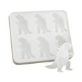 thumbnail image 2 of Fabricante Hielo Cubitos Moño Silicona Dinosaurio para Cócteles Whisky () Blanco, 2 of 9