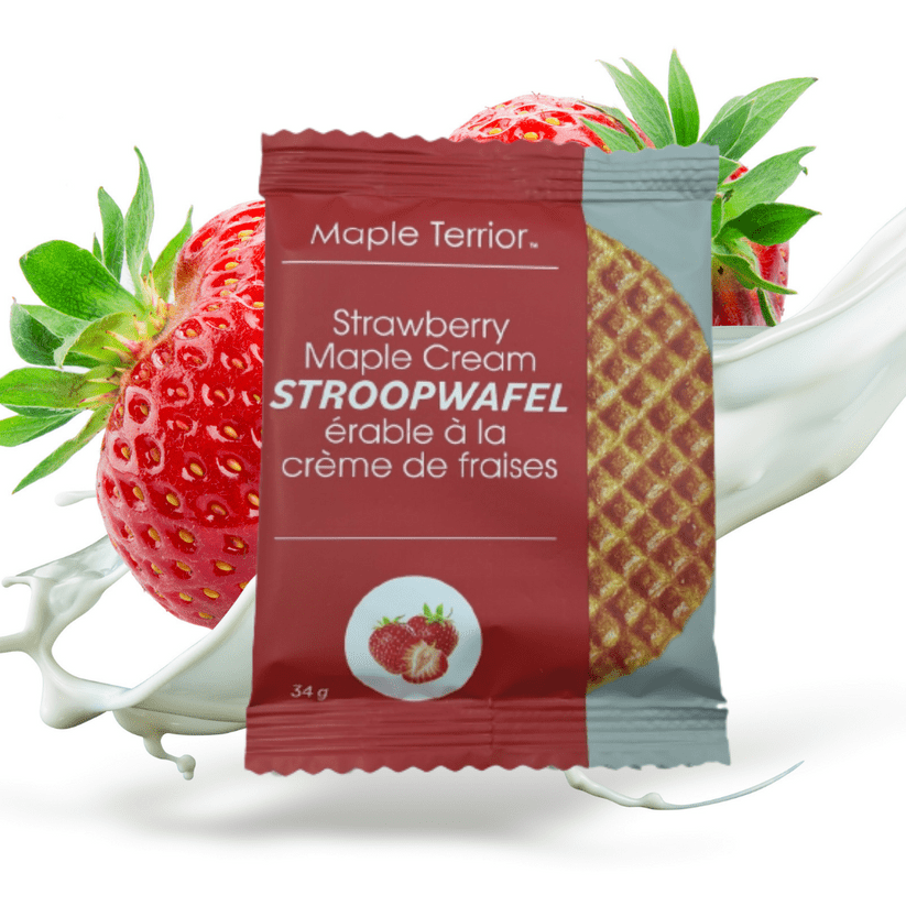 Maple Terroir Strawberry Cream Maple Stroopwafel Cookies 1190g