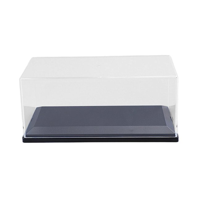 Vitrina, soporte, caja de exhibición, estuche protector antipolvo, caja de almacenamiento transparente para maquetas de coches y recuerdos.