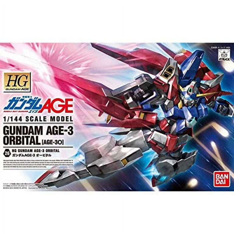 HG ガンダム AGE-3 ORBITAL 他 3体セット Amazon.com: Bandai Hobby #26 Gundam Age-3 Orbital 1/144 High