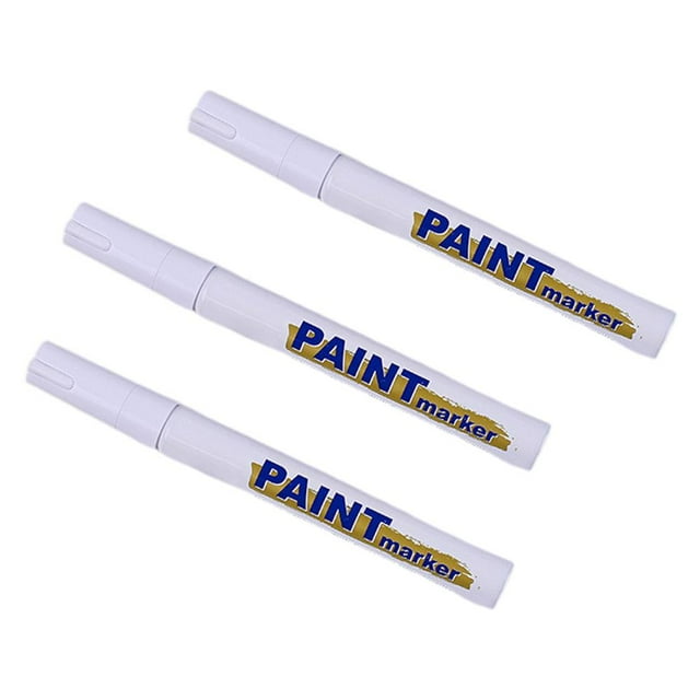 3-Pack Auto Paint Touch Up Pens, Quick & Easy Car Scratch Repair Filler Pen, Oil-Based Marker for Vehicle Maintenance & Refinishing, Durable & Fast Drying