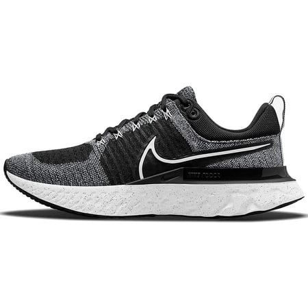 Nike React Infinity Run Flyknit 2 Womens Casual Running Shoe 6 White/Black