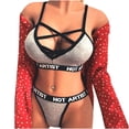 thumbnail image 6 of JINMGG 2024 Womens Plus Size Clearance Women Lingerie Corset Free Wire Racy Muslin Sleepwear Underwear Tops+Briefs, 6 of 9