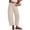 Khaki, variant on LLYwey Warm Leggings for Women Ladies Casual Solid Color Pocket High Waist Straight Leg Pants Casual Pants New Winter Pants Green-1 XXL