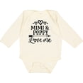 thumbnail image 3 of Inktastic Mimi and Poppy Love Me Boys or Girls Long Sleeve Baby Bodysuit, 3 of 5