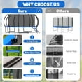 thumbnail image 6 of Betisef 16 FT Recreational Trampoline W/ Safety Enclosure Net – Indoor & Outdoor Use, Round Trampoline For Kids Blue, 6 of 10