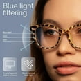 thumbnail image 3 of High Tech Blue Light Glasses -  Blue Light Blocking Computer Glasses - Screen  & UV Protection, 3 of 6