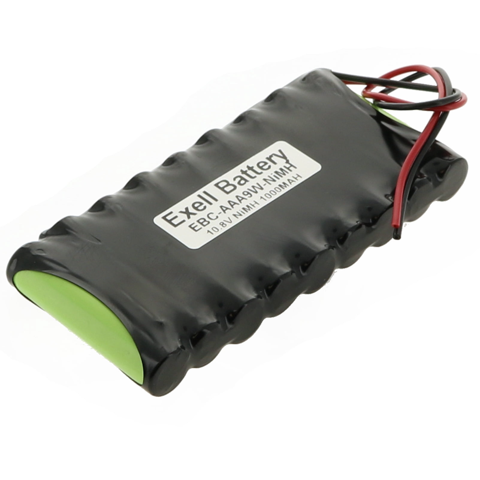 Exell 10.8V 1000mAh NiMH Battery Pack w/ 22AWG Open End Wire Leads