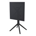 thumbnail image 4 of Sky 24 inch Square Folding Table in Black finish, 4 of 11