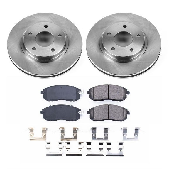 Ultimate Brakes Front Ceramic Brake Pad and Rotor Kit with Hardware WM80713