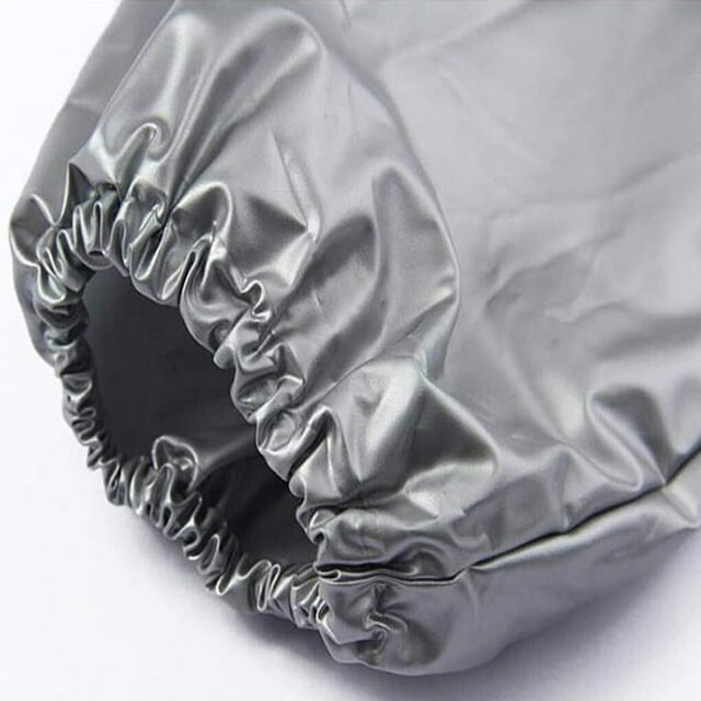 Combinaison de Sauna pour Salon à Domicile pour Adultes Exercice Sueur Perte de Poids Entraînement Veste d'Intérieur Réutilisable Lavable Combinaisons de Sport Vêtements Équipement de Sport Argent TTG