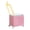 Pink, variant on Ywmsfl Portable Foldable Storage Bin With Wheels And Attached Cover For Easy Transport