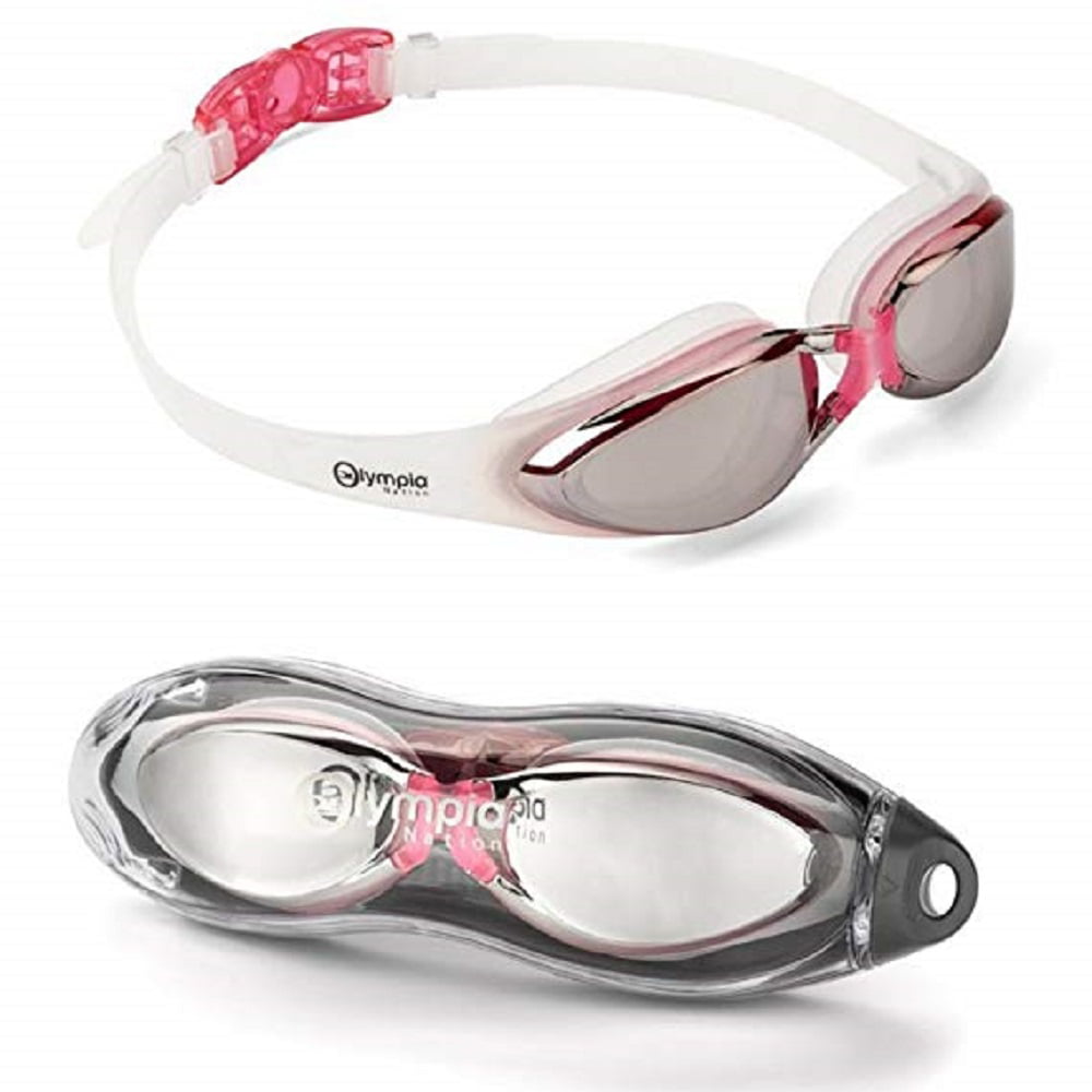 Swimming Goggles Anti Fog Crystal Clear Vision Comfortable Specific pink 