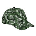 thumbnail image 6 of Picia Green Snakeskin pattern Trucker Low Profile Hat Men Women Baseball Cap Dad Hat Adjustable Unconstructed Plain Cap, 6 of 9