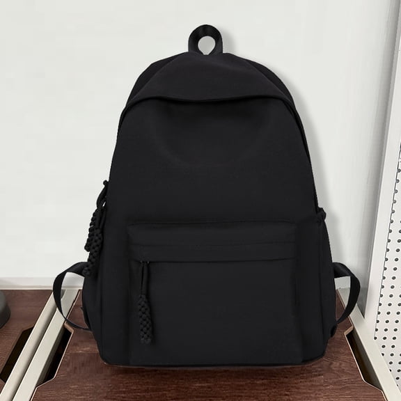 2026 Back to School Backpack - Heavy Duty Student Bookbag, Lightweight Travel Bag, Graduation Gifts for Fans,Black