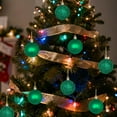 thumbnail image 5 of NWOKYZGH Christmas Glass Balls Multi Colors Included with Loop Set Festival Home Party Decors Xmas Tree Hanging Pendant 24PC 2.3In, 5 of 5
