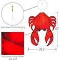 thumbnail image 5 of In the Breeze 5248 — 40-inch Realistic Crab 3D Windsock — Realistic Sea Life Windsock for Homes, Gardens, Restaurants, 5 of 6