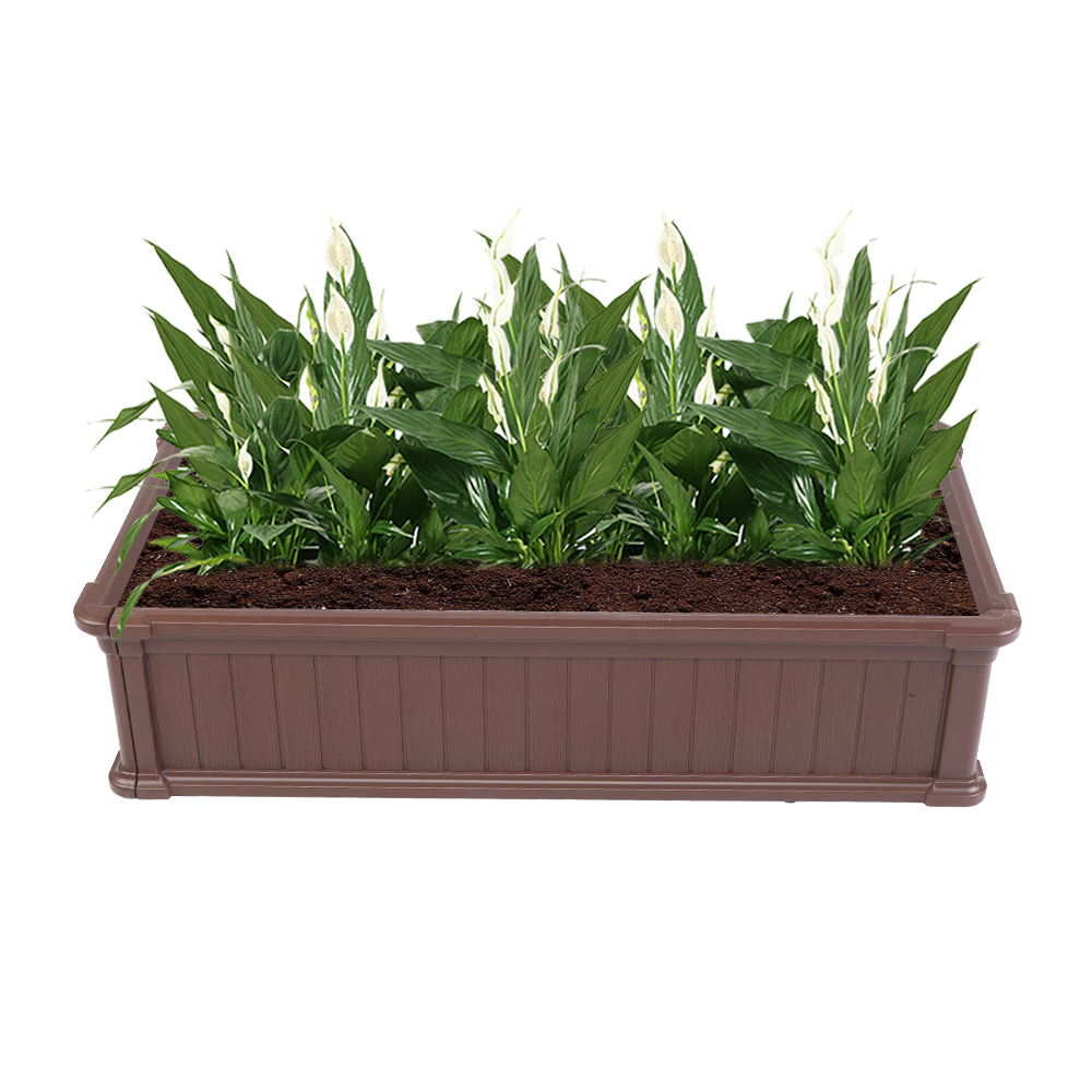 enyopro Elevated Garden Bed, Rectangle Raised Garden Bed, Planting Planter Box for Vegetable Fruit Herb Growing, Planter Raised Grow Box, 48 x 23.8 x 11.8 inch, JA2514 - image 3 of 9