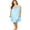 Blue, variant on Women Sleeveless Nightgown & Sleepshirts, Regular and Plus Size