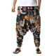 thumbnail image 1 of SAYOO Pantalones largos de yoga  para hombre, pantalones de entrepierna caída holgados con estampado de patrón nacional, pantalones casuales de estilo simple SAYOO S M L XL XXL XXXL, 1 of 6