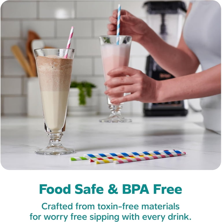 GUSTO Biodegradable Paper Straws, 200 Count photo 6