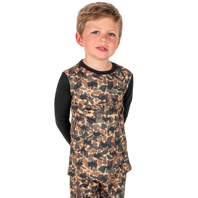 BLACKSTRAP Haut de Base Thermique pour Enfant Camelflauge Tan, S