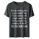 thumbnail image 4 of Camiseta de manga corta con estampado de letras y cuello redondo suelto a la moda de verano para mujer Pompotops hfajkhk133932, 4 of 4