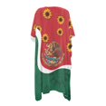thumbnail image 2 of HELLHERO Sunflower Pattern Bathing Suit Coverups Loose High Quality Fabrics Lightweight Beach Cover Up, 2 of 6