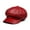 Red, variant on Genuine Leather Vintage Hat Women Newsboy Cap Pink Baker Boy Cap H-igh Qua-lity Ladies Winter Octagonal Cap ,Soft Feel