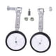 thumbnail image 2 of 1 par de ruedas de entrenamiento para bicicleta infantil, kit de montaje, piezas de repuesto para accesorios infantiles. Plata, 2 of 9