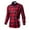 Red, variant on Men's Button-Down Plaid Shirts Regular Fitted Long Sleeve Dress Shirts for Men Casual Work T-Shirts with Pocket (Available In Big & Tall Size) 3X 4X 5X Clearance Red