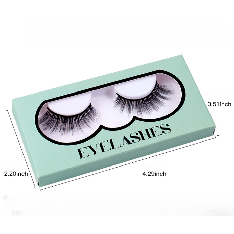 Individually Packaged Pre-Blanched Curly Natural Thick Eyelashes, 5 Pairs