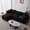 Black, variant on CKEASEAN 105" Chenille Modular Sectional Sofa with Movable Ottoman, 3-Seater L-Shape Cloud Couch with Upholstered & Pillow, Comfy Deep Seat Cloud Sofa for Living Room, Apartment, Easy Assembly