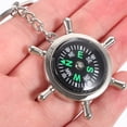 thumbnail image 3 of CIMAXIC Party 1 Pair Pocket Compass Portable Mini Rudder Compass Keyring For Hiking Survival Mountaineering Camping Outdoor Adventure Party Navigation Tool,3.74"X1.97"X1.97", 3 of 5