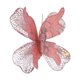 thumbnail image 2 of Adorno colgante de pared con forma de mariposa artificial, fondo brillante decorativo. Rosa, 2 of 9