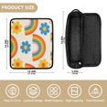 thumbnail image 5 of Hair Tools Storage with Heat Resistant Mat- Beige Background Printed Curling Iron Travel Bag/Flat Iron Case for Women, 5 of 8