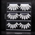 thumbnail image 4 of White False Eyelashes Cosplay Makeup False Eye Lashes Masquerade Party Eyelashes, 4 of 8