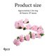 thumbnail image 2 of Paquete de 4 flores artificiales de vid Sakura, plantas artificiales, hiedra colgante, hogar, hotel, oficina, boda, fiesta, jardín, artesanía, decoración artística (2,3 m), 2 of 5