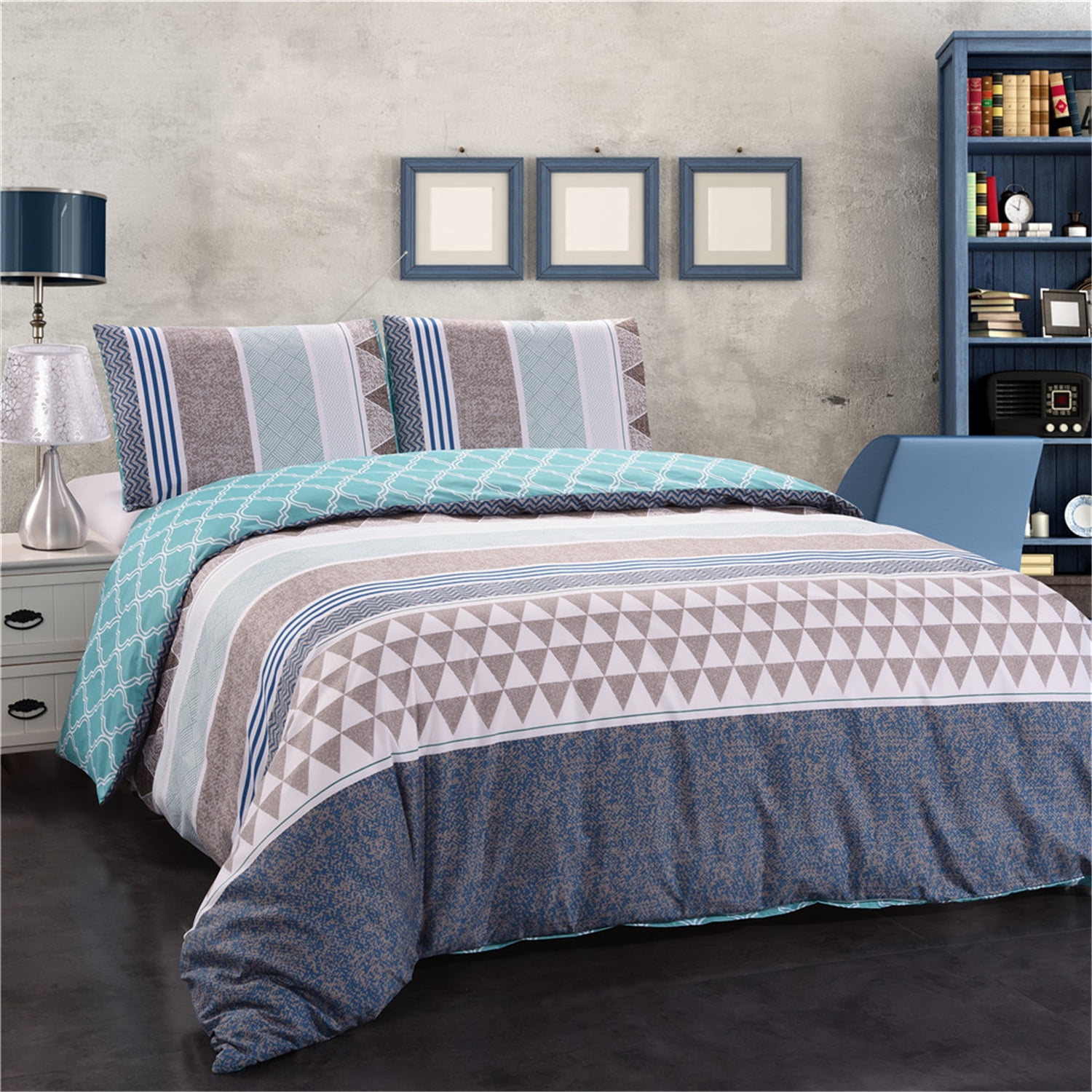 Luxury Solid C Microfiber Bedding Comforter Sets with Shams Details about   JML Comforter Set 
