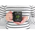 thumbnail image 2 of Skip a Straw Save a Turtle Ocean, Turtle Lovers, Black 11oz Ceramic Mug, 2 of 5