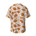 thumbnail image 2 of Wukai Cartoon Men's Casual Short-Sleeve Button Down Shirt - Lightweight Summer Dress Shirt for Daily Wear-Small, 2 of 7