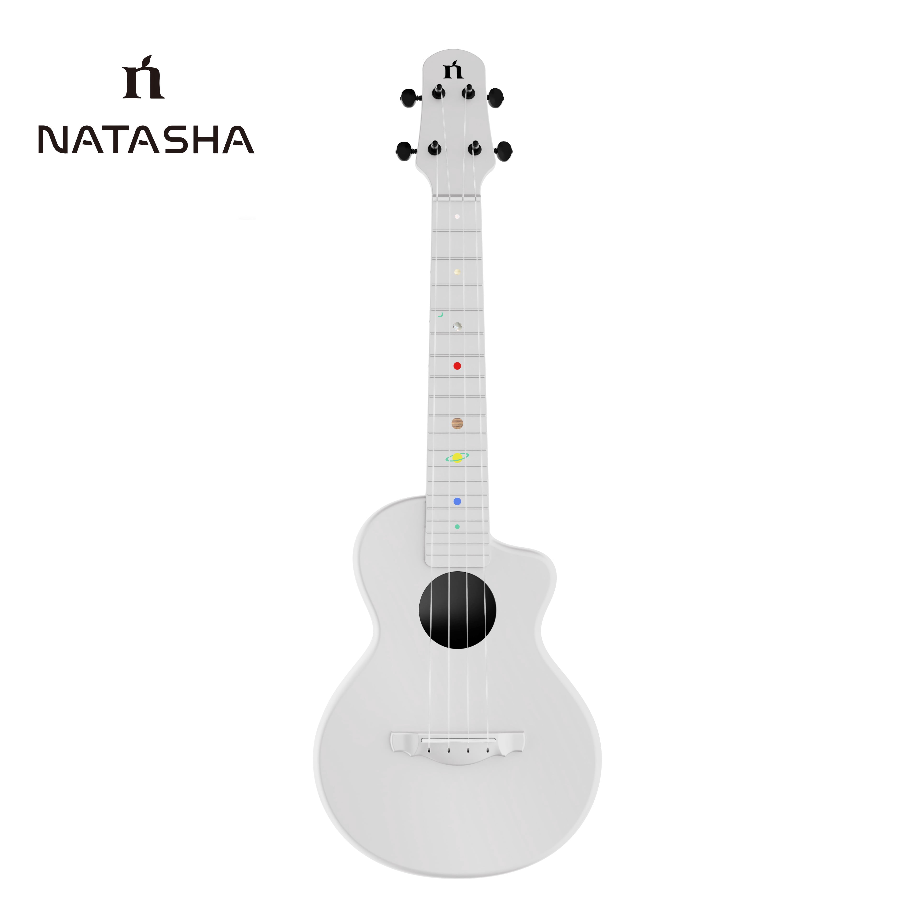 Natasha Asteroid Carbon Fiber 23-inch Ukulele , Travel Ukuleles,Integrated Casting With Carbon Fiber Composite Material, light and portable.